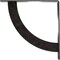 Ekena Millwork Bulwark Steel Bracket, Antiqued Pewter 2"W x 16"D x 16"H BKTM02X16X16BUAPW - alternate 2